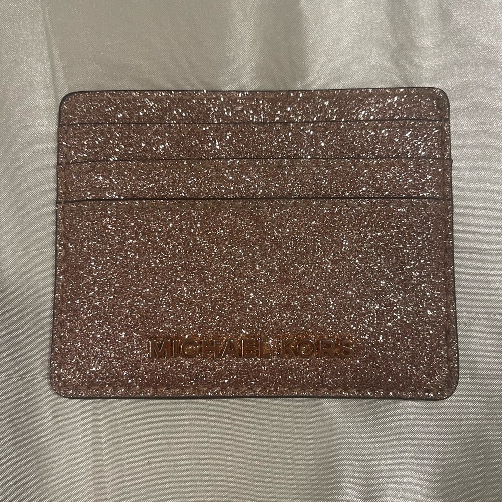 Michael Kors Rose Gold Card Holder